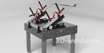 Сварочно-сборочный стол 3D-Weld Profi D16 1200Х1500 мм