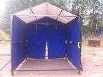 Палатка сварщика Сфера 3x3 м с тентом из огнеупорной ткани