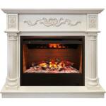 Электрокамин Real Flame Silvia 26 WT c очагом 3D Helios 26