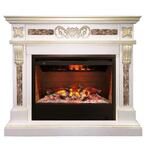 Электрокамин Real Flame Corsica 26 WT c очагом 3D Helios 26
