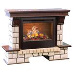 Электрокамин Real Flame Stone new 26/HL c очагом 3D Helios