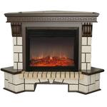 Электрокамин Real Flame Stone Corner new 26 c очагом Moonblaze