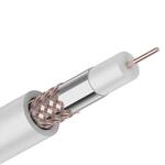 Кабель коаксиальный RG-59U+Cu 75 Ом Cu/Al/Cu 64% белый бухта 305 м Rexant