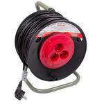 Удлинитель силовой на катушке Rexant 11-7350 50 м 3 розетки с заземлением ПВС 2х1 3600 Вт