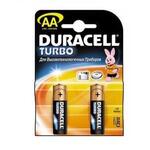 Батарейка алкалиновая Duracell Turbo AA Bl-2 Bl-2 2 шт