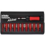 Набор бит Felo Torsion AllStar PH/PZ/Tx с держателем Star 11 предметов в кейсе