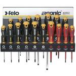 Набор отверток Felo Ergonic SL/PZ/PH/Tx и отверток VDE 17 шт. на стальной стойке