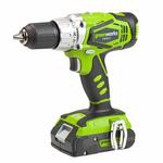 Дрель-шуруповерт аккумуляторная Greenworks G24DDK2 в кейсе
