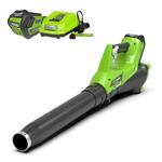 Воздуходув аккумуляторный Greenworks G40ABK6 с аккумулятором 6 А.ч и зарядным устройством