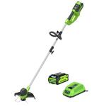Триммер аккумуляторный Greenworks G40LTK3 с аккумулятором 3Ач и зарядным устройством Триммер аккумуляторный Greenworks G40LTK3 с аккумулятором 3Ач и зарядным устройством