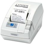 Термопринтер этикеток Citizen CT-S281L, Serial, белый (CTS281RSEWHPLM1)
