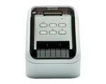 Принтер этикеток QL-810W с USB, Wi-Fi и AirPrint. Печать черного и красного текста. Печатает наклейки шириной до 62 мм