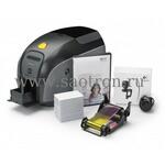 принтер пластиковых карт zebra quikcard zxp1 (односторонний цветной, usb, по cardstudio, вебкамера, 100 карт, риббон) Z11-0000B000EM00