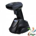 Сканер штрих-кода Proton IMS-3190 1D Image, темный беспроводной, Bluetooth, RS-232 кабель, USB кабель, базовая станция