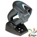 Сканер штрих-кода Datalogic Gryphon GBT4430 2D Image, темный беспроводной, Bluetooth, USB кабель, базовая станция, ЕГАИС