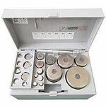 Набор гирь калибровочных Г-4-1111,10 - 1111 г M1 ГОСТ для взвешивания на лабораторных и фармацевтических весах, а также для юстировки и настройки электронных весов. Нержавеющая сталь. Паспорт, пинцет, коробка для хранения и переноски.