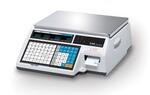 Весы торговые с принтером этикеток CAS CL5000-Junior-6 IP, НПВ=6кг, дискр.=1/2гр, платформа 380х244мм, стандартная стойка, 144 клавиши, память на 6000 товаров, интерфейс TCP/IP, графический дисплей