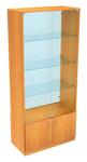Витрина quot;астраquot; №5 (с дверками, задняя стенка - стекло)