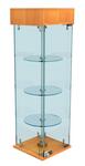 Витрина quot;ротацияquot; настольная с вращающимися полками №23-3 (з/с - стекло)