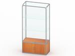Витрина quot;прямоугольнаяquot; №2-2 (закрытая, задняя стенка - стекло) метровая