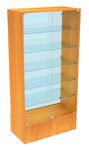 Витрина quot;астра подиумquot; №509 (с дверками, задняя стенка - стекло)