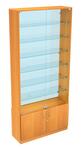 Витрина quot;астраquot; №33 (с дверками, задняя стенка - стекло)