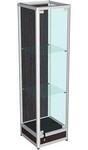 Витрина из алюминиевого профиля цвет венге 150x40x40см (арт.vs200dвн)