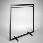 Вешало трепеция черное матовое 1595 1500 450мм (арт.tr.2.b)