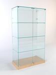 Витрина стеклянная quot;истра ХИТ продажquot; №5 (с дверками, задняя стенка - стекло), Бук Бавария Витрина стеклянная quot;истра ХИТ продажquot; №5 (с дверками, задняя стенка - стекло), Бук Бавария