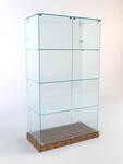 Витрина стеклянная quot;истра ХИТ продажquot; №5 (с дверками, задняя стенка - стекло), Орех Витрина стеклянная quot;истра ХИТ продажquot; №5 (с дверками, задняя стенка - стекло), Орех
