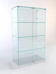Витрина стеклянная quot;истра ХИТ продажquot; №5 (с дверками, задняя стенка - стекло), Серый Витрина стеклянная quot;истра ХИТ продажquot; №5 (с дверками, задняя стенка - стекло), Серый