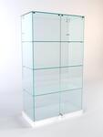 Витрина стеклянная quot;истра ХИТ продажquot; №5 (с дверками, задняя стенка - стекло), Белый Витрина стеклянная quot;истра ХИТ продажquot; №5 (с дверками, задняя стенка - стекло), Белый