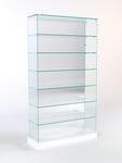 Витрина стеклянная quot;истра ХИТ продажquot; №12 (без дверок, задняя стенка - зеркало), Белый Витрина стеклянная quot;истра ХИТ продажquot; №12 (без дверок, задняя стенка - зеркало), Белый
