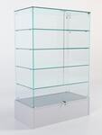 Витрина стеклянная quot;истраquot; островная №325 (с дверками, фасад - стекло), Серый Витрина стеклянная quot;истраquot; островная №325 (с дверками, фасад - стекло), Серый