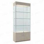 Витрина стеклянная на каркасе из алюминиевого профиля ВК2 (Комбо) Витрина стеклянная на каркасе из алюминиевого профиля ВК2 (Комбо)
