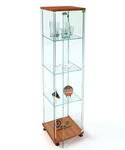 Шкаф-витрина для магазина стаканчик орех 163x45x45см (арт.vs450р) Шкаф-витрина для магазина стаканчик орех 163x45x45см (арт.vs450р)