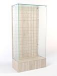 Витрина стеклянная quot;истра подиумquot; №109-ЭП (без дверок, задняя стенка - экономпанель), Дуб Сонома Витрина стеклянная quot;истра подиумquot; №109-ЭП (без дверок, задняя стенка - экономпанель), Дуб Сонома