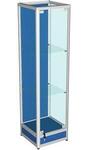 Витрина из алюминиевого профиля цвет синий 150x40x40см (арт.vs200db)