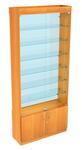 Витрина quot;астраquot; №31 (с дверками, задняя стенка - стекло)