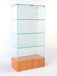 Витрина стеклянная quot;истра подиумquot; №9 (с дверками, задняя стенка - стекло), Вишня Витрина стеклянная quot;истра подиумquot; №9 (с дверками, задняя стенка - стекло), Вишня