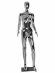 Манекен женский хром J04 CHROME SILVER
