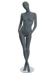 Манекен женский графит шлифованный GREY Graphite 07F-08NF