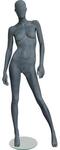 Манекен женский графит шлифованный GREY Graphite 08F-08NF