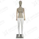 Манекен женский (с подвижным торсом, деревянными руками) MD-Atelier F-01