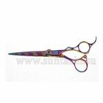 Прямые ножницы AB-P-60 RAINBOW радуга