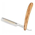 Бритва опасная Dovo Inox, сталь углеродистая, рукоять оливковое дерево 415875 Бритва опасная Dovo Inox, сталь углеродистая, рукоять оливковое дерево 415875