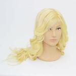 Учебная голова-манекен 100% натуральные волосы 50-55 см, Светлый блонд Учебная голова-манекен 100% натуральные волосы 50-55 см, Светлый блонд