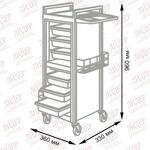 Тележка парикмахерская Т-167