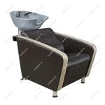 Парикмахерская мойка МД-123 с серой раковиной без регулировки ножной части