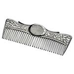 Расческа черненое серебро, ручная работа!